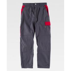 PANTALON REF.WF1550 GRIS+ROJO T-40