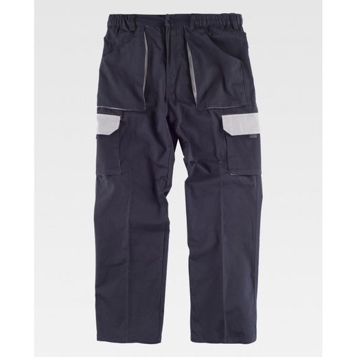 PANTALON REF.WF1560 MARINO+GRIS T-44