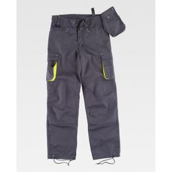 PANTALON REF.WF1619 GRIS+AMARILLO A.V. T-54