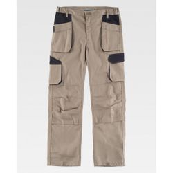 PANTALON REF.WF2650 BEIGE+NEGRO T-L