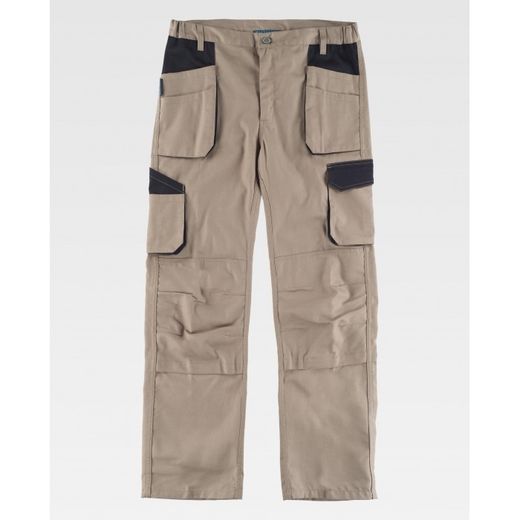 PANTALON REF.WF2650 BEIGE+NEGRO T-L