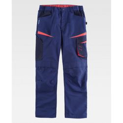 PANTALON REF.WF2750 MARINO+MARINO OSCURO+ROJO A.V. T-L