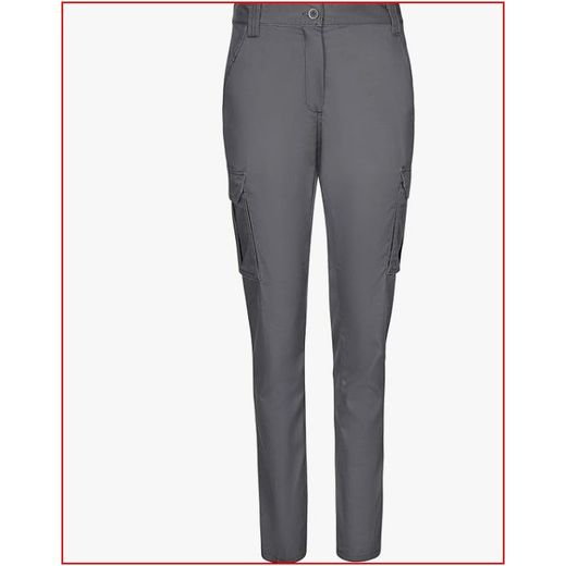 PANTALÓN STRETCH MUJER GRIS T-48