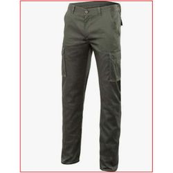 PANTALON STRETCH VERDE CAZA T-46