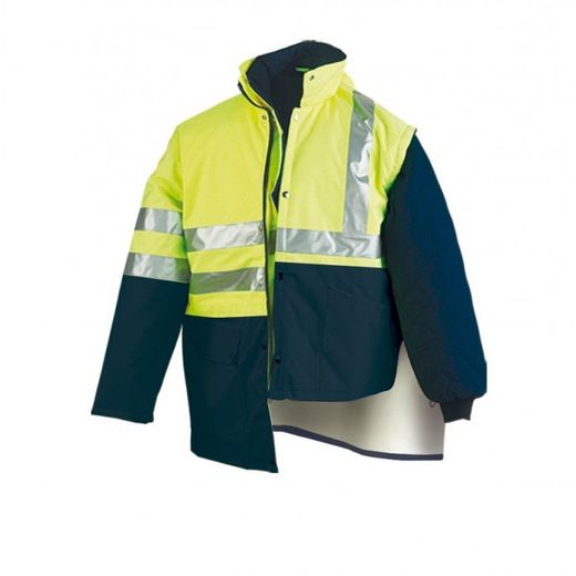 PARKA FLUO TRIPLE USO AZUL/AMARILLO T-M (288PKFMIXYFA/M)