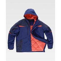 PARKA REF.WF2758 MARINO+MARINO OSCURO+ROJO A.V. T-S
