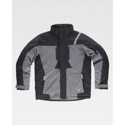 PARKA REF.WF2858 NEGRO+GRIS T-XXL