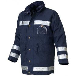 PARKA TRIPLE USO CON BANDAS COLOR: AZUL CON BANDAS T-XXL