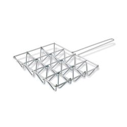 PARRILLA PARA VEGETALES. 12 HUECOS / 25X33X6 CM. GRANEL