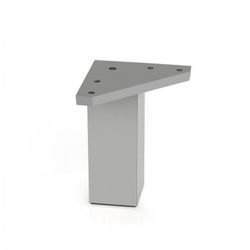PATA CUADR.ABS 40XH80 MM.ALUM. MATE
