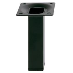 Amig 21739 | pata de mesa 3 | 25 x 25 x 600 mm | acero | negro