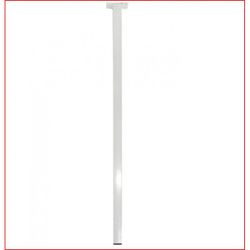PATA MESA 3-25X25X700 ACERO BLANCO (D)