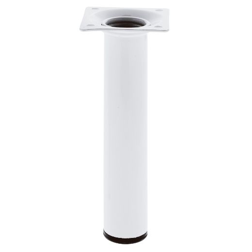 Amig 21771 | pata de mesa 4 | ø30 x 700 mm | acero | blanco