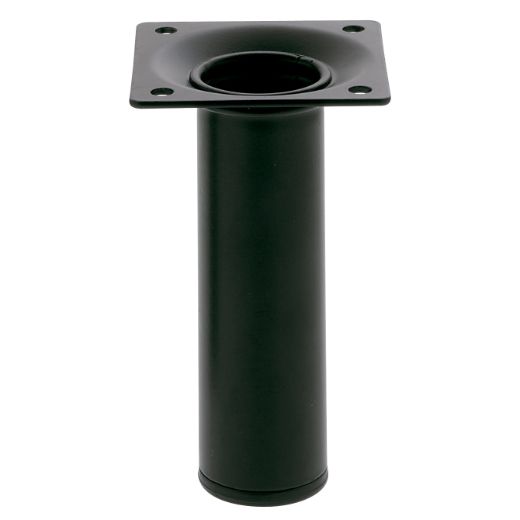 Amig 21772 | pata de mesa 4 | ø30 x 700 mm | acero | negro