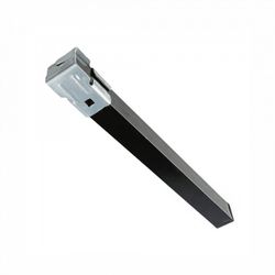 PATA SOMIER 30X30MM. NEGRA A-25 CM. 4U.