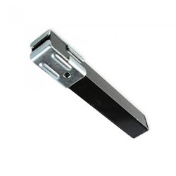 PATA SOMIER 35X35MM. NEGRA A-25 CM. 4U.