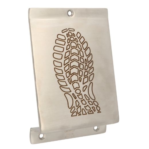 Amig 23958 | pedal puerta 1 | 147 x 98 x 3 mm | acero inoxidable 18/8 | mate