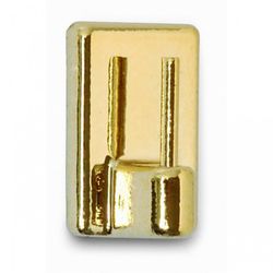 PERCHA ADH.PLAST+INOX ORO 4UD