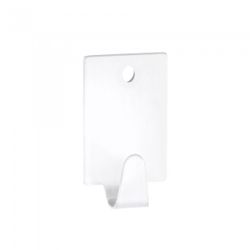 PERCHA INOX 301 15X35 MM. BLANCA BL.2