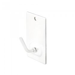 PERCHA INOX 302 26X43 MM. BLANCA BL.2