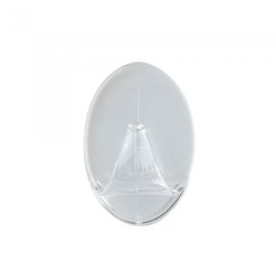 PERCHA PLASTICO 25X35MM. TRANSP. BL.5