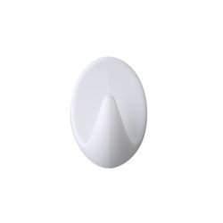 PERCHA PLASTICO 50X30MM. BLANCA BL.2
