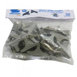 PIE P/35 DOBLE GRIS UNIDAD