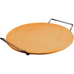 PIEDRA PARA PIZZA CON SOPORTE 33 CM