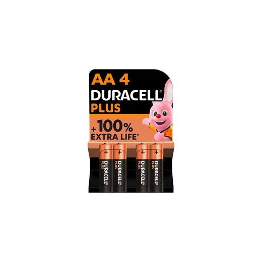 PILA ALCALINA DURACELL PLUS LR06 AA BLISTER 4 UN.