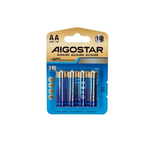 PILA ALCALINA LR6 (AA) DE 1.5V 4 UNDS