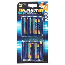 PILA ENERGY ALCALINA LR06-AA BL4+4U.