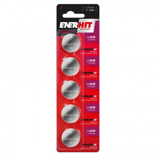 PILA ENERHIT BOTON LITIO CR-2430 TIRA.5