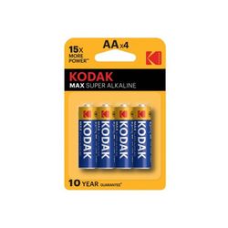 PILA KODAK ALCALINAS AA LR06 1.5 V. BLISTER 4