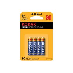 PILA KODAK ALCALINAS AAA LR03 1.5 V. BLISTER 4