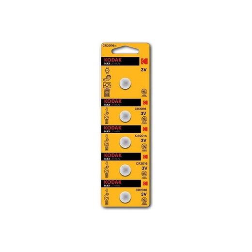 PILA KODAK BOTON LITIO 3V CR2016 BLISTER 5 UND