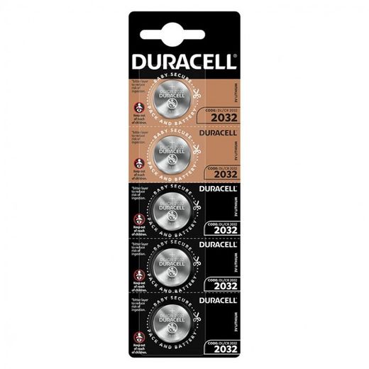 PILA LITIO BOTON 2032 3V 5 UNID.DURACELL