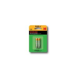 PILA RECARGABLE KODAK NI-MH AAA 1.000MA BLISTER 2