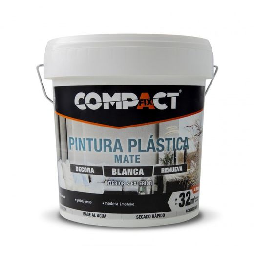 PINTURA PLASTICA INT-EXT BLANCA 4L 6KG
