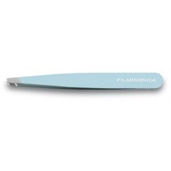 PINZA INOX SESGADA AZUL D FIL