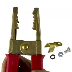 PINZA PARA CABLE DE ARRANQUE - LATON - ROJA