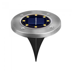 PIQUETA LED SOLAR CREPUS.INOX.1W.3UNID.C