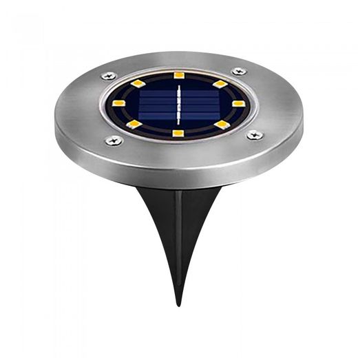 PIQUETA LED SOLAR CREPUS.INOX.1W.3UNID.C