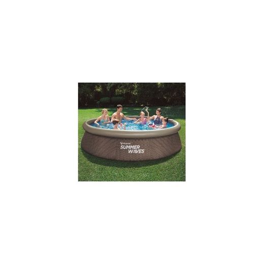 PISCINA AUTOP.366X76CM+DEPUR.IMIT.RATTAN