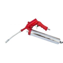 PISTOLA DE GRASA PRO. CONSUMO DE AIRE 3,5/6 CFM. PRESION 90PSI - 4 BAR. CAPACIDAD: 400 CC.