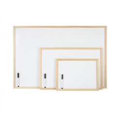 PIZARRA BLANCA 60X40 C/MARCO Y ROT