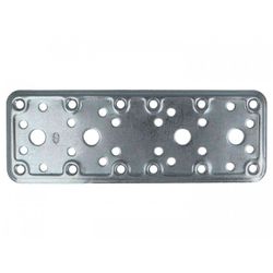 PLACA 501-185X65 ACERO ZINCADO (S)