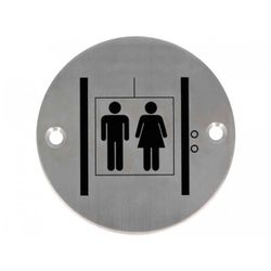 PLACA SIMBOLO 26-75 INOX 18/8 DISPLAY