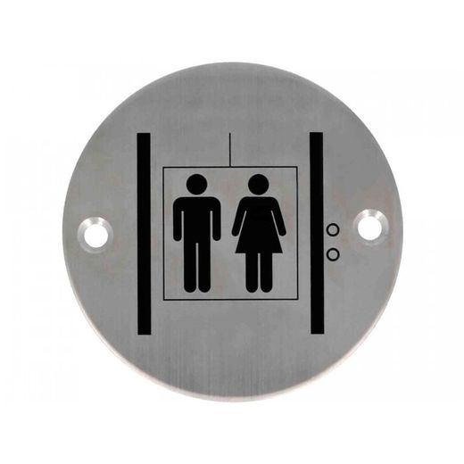 PLACA SIMBOLO 26-75 INOX 18/8 DISPLAY