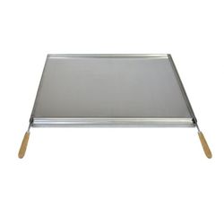 PLANCHA ASADORA 570X420MM INOX