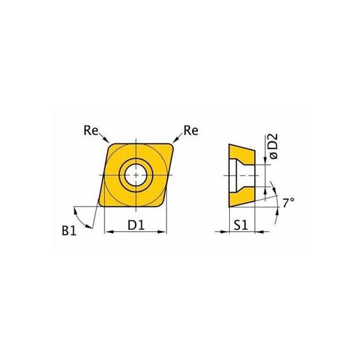 PLAQUITAS PARA 26 A 28/38 A 40, ISO, 5 UN.